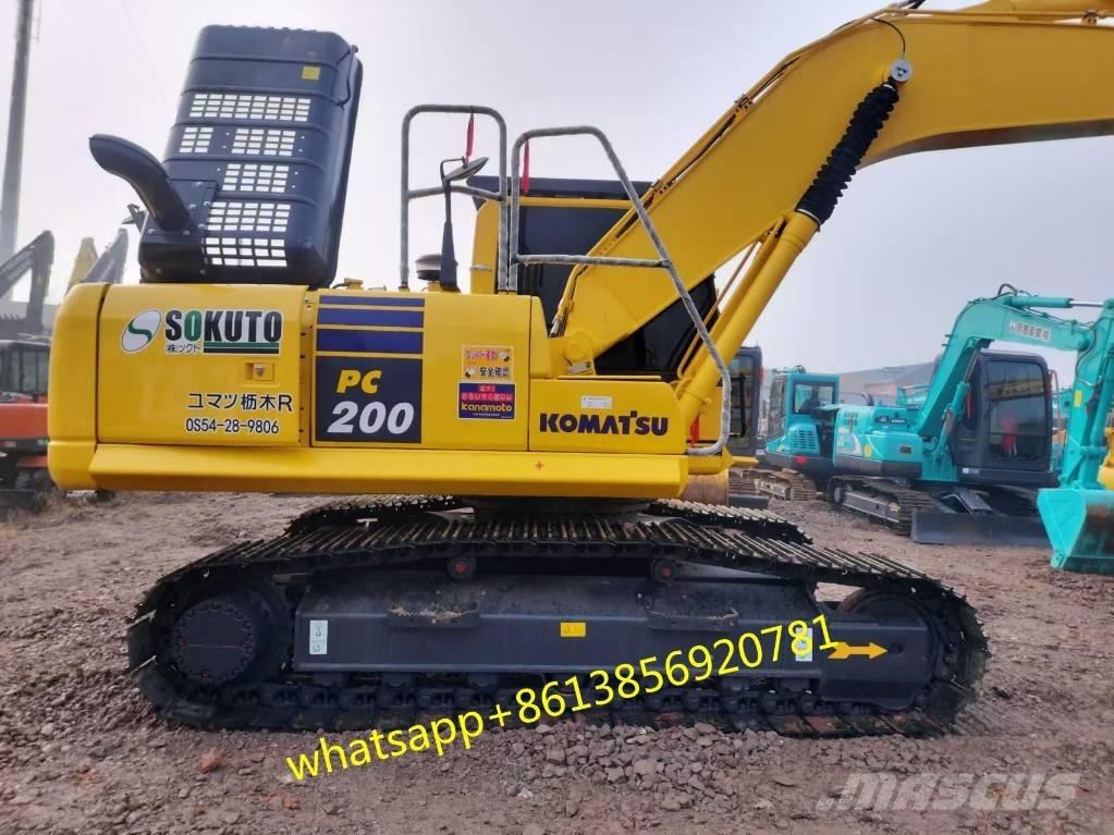 Komatsu PC 200-8 중형굴삭기 7톤-28톤