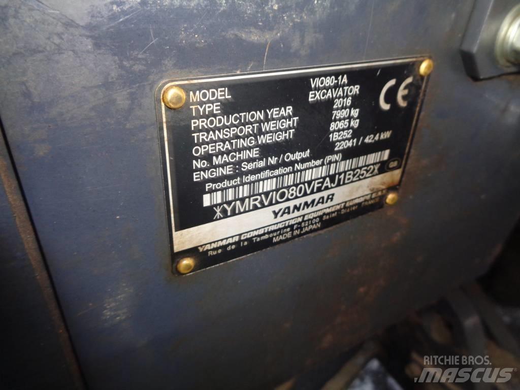 Yanmar Vio 80 대형 굴삭기 29톤 이상