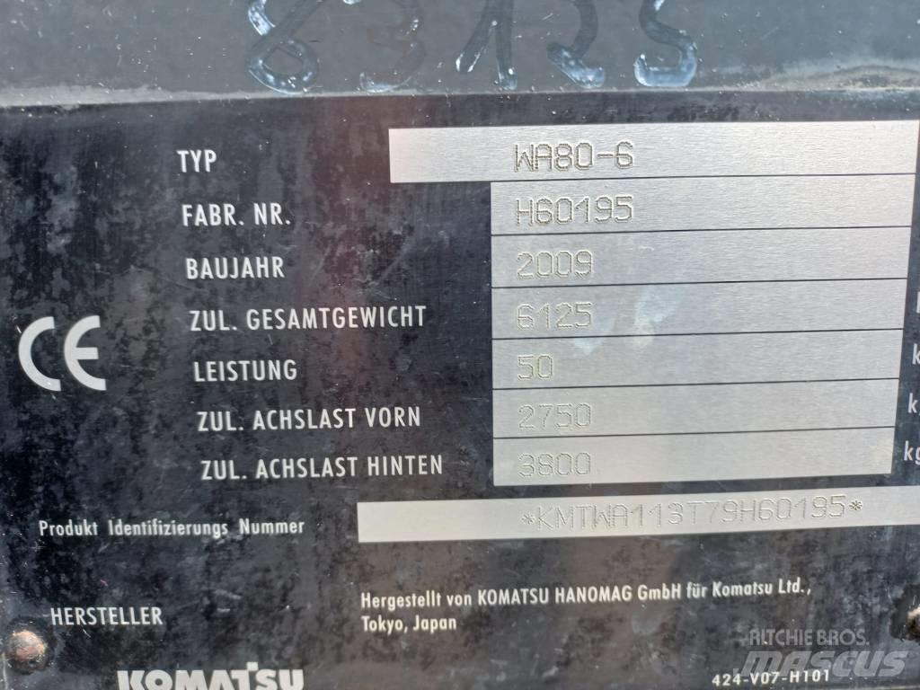 Komatsu WA 80-6  휠로우더