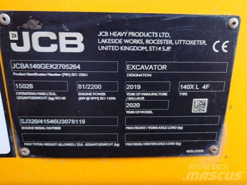 JCB 140X LC 대형 굴삭기 29톤 이상