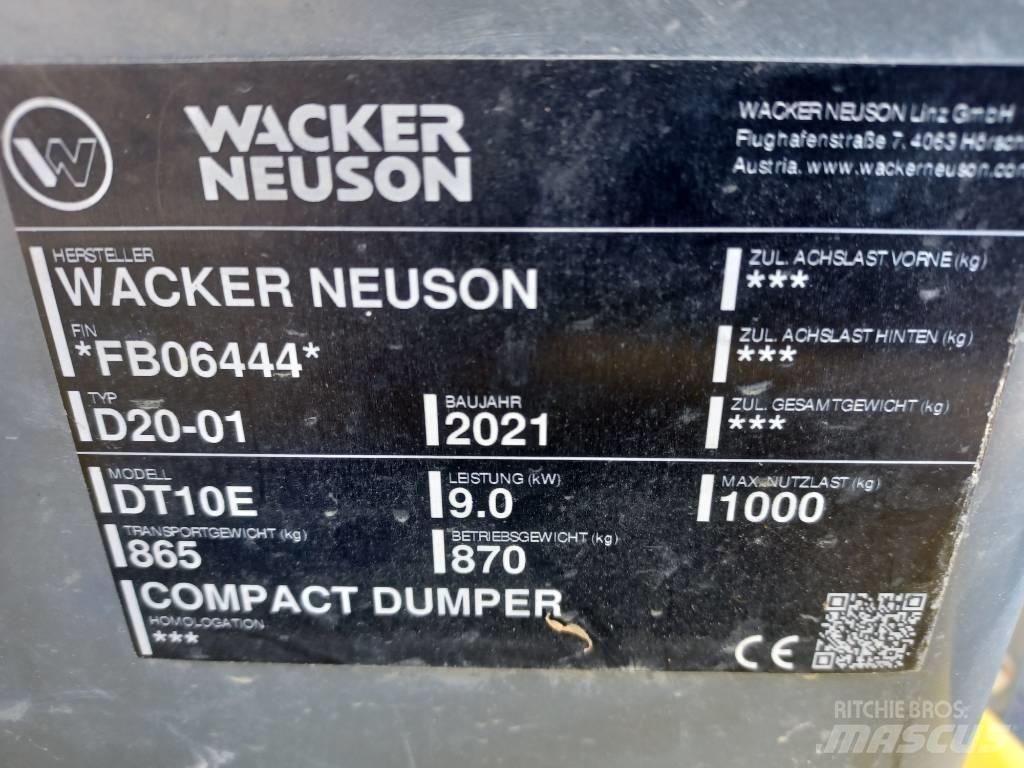 Wacker Neuson DT10e  궤도식 덤프