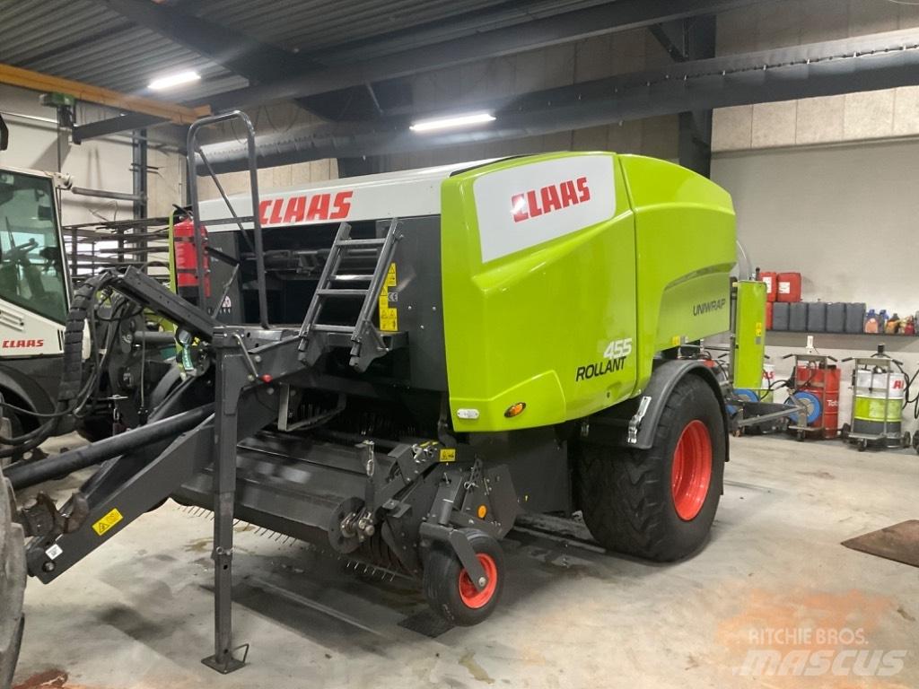 CLAAS Uniwrap 455 원형 곤포기