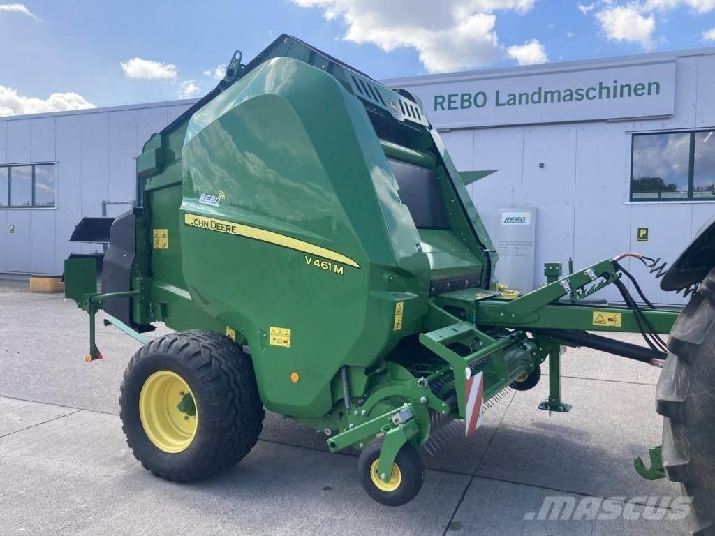 John Deere V461M 원형 곤포기