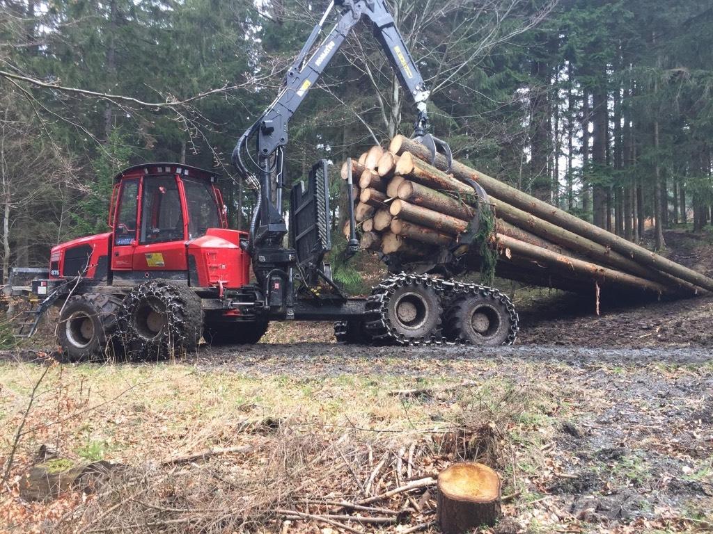 Komatsu 875 원목 포워더