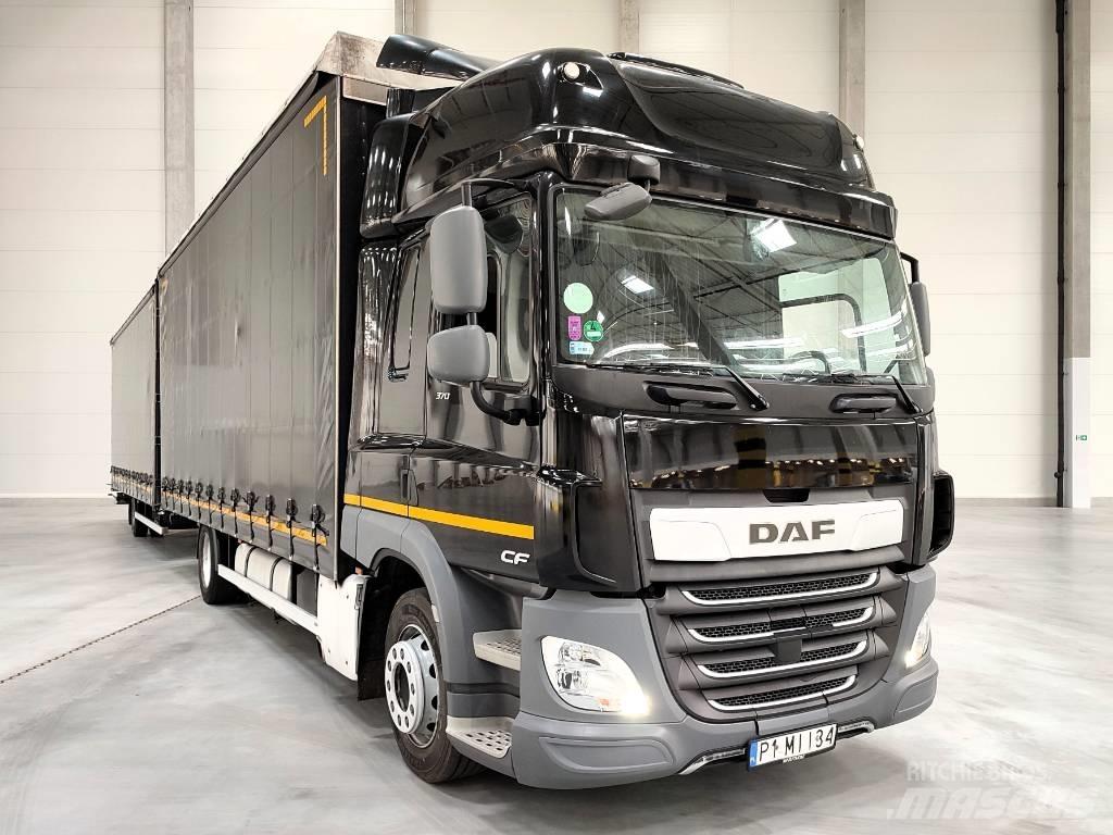 DAF CF 370 FA 커튼사이더 트럭