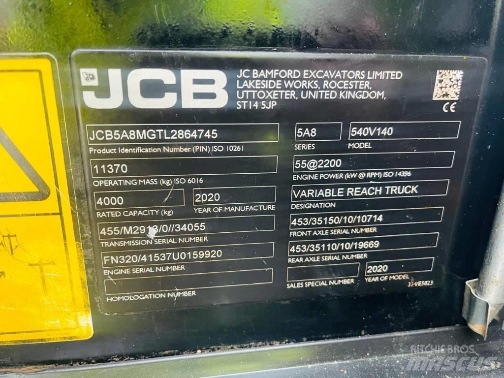 JCB 540-140 텔러 핸들러