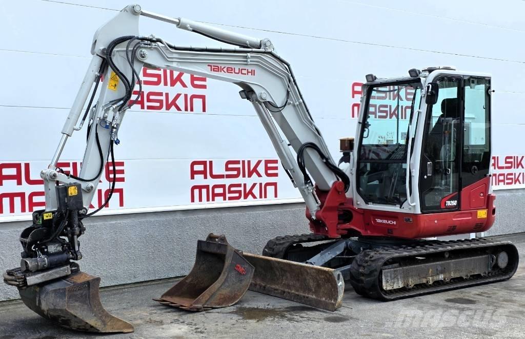 Takeuchi TB 260 소형 굴삭기 7톤 미만