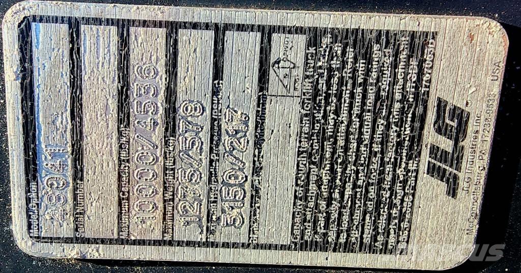 JLG Fork-Side Tilt 지게차