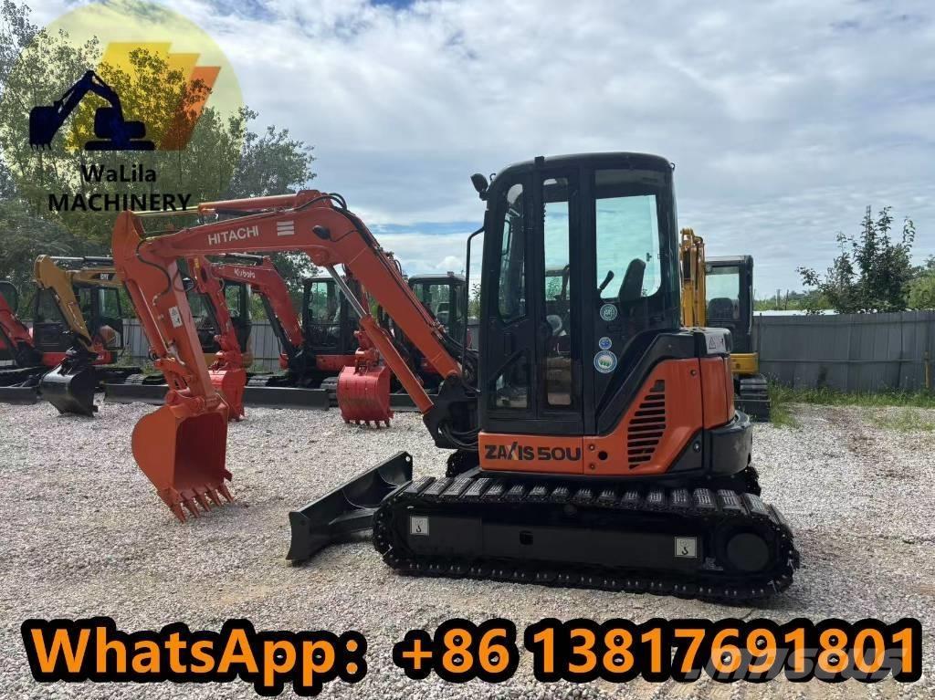 Hitachi ZX 50 U-3 소형 굴삭기 7톤 미만