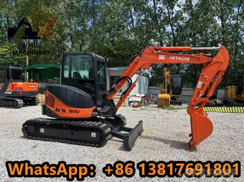 Hitachi ZX 50 U-3 소형 굴삭기 7톤 미만