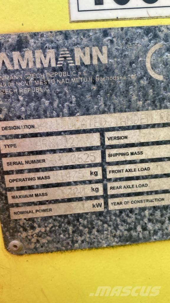 Ammann ARX 12 트윈 드럼 롤러