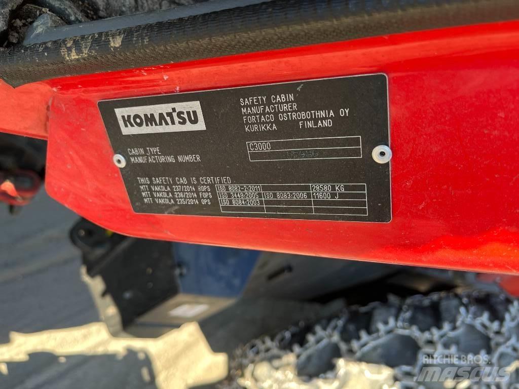 Komatsu 931 원목 하베스터