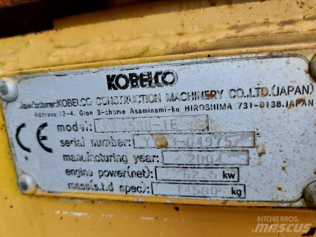 Kobelco SK 135SR 대형 굴삭기 29톤 이상