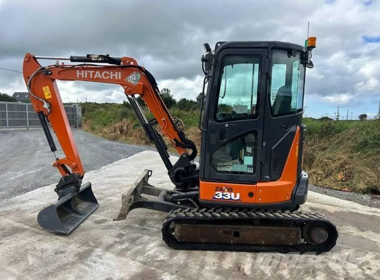 Hitachi ZX 33 U-6 소형 굴삭기 7톤 미만