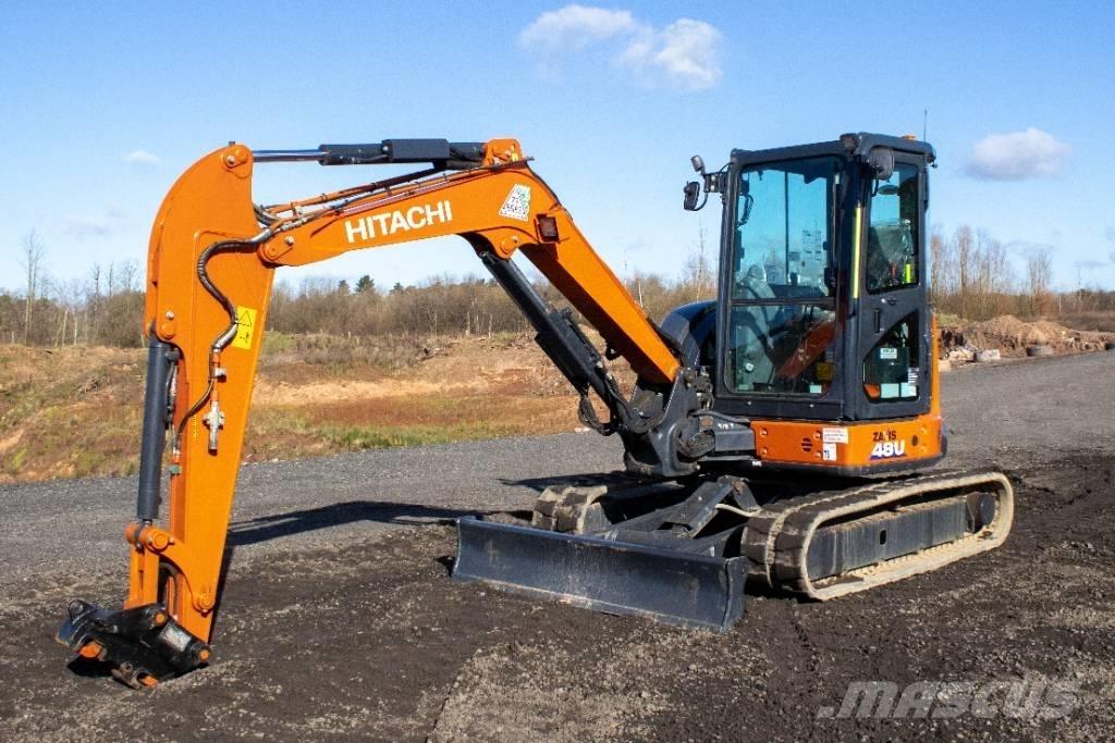 Hitachi ZX48U 소형 굴삭기 7톤 미만