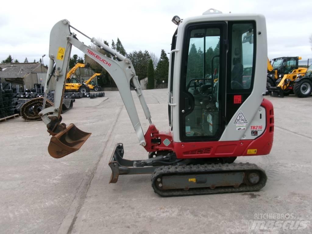 Takeuchi TB 216 소형 굴삭기 7톤 미만