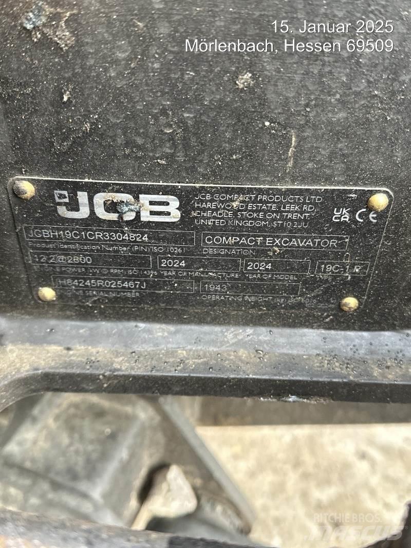 JCB 19C-1 소형 굴삭기 7톤 미만