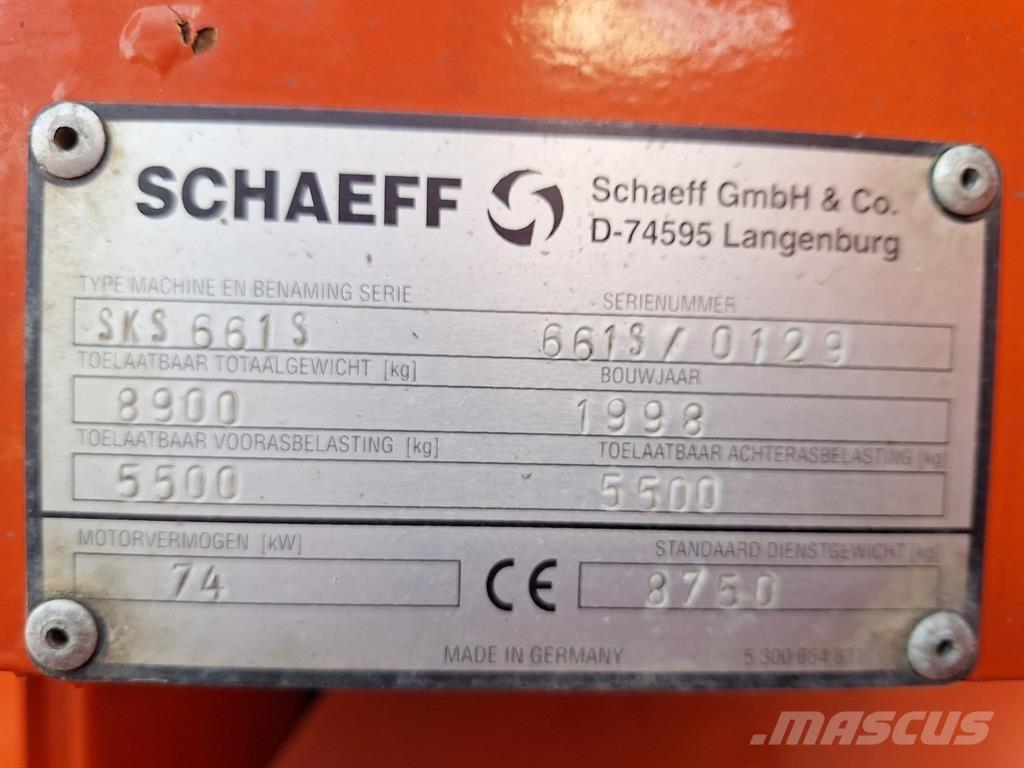 Schaeff SKS 661  휠로우더