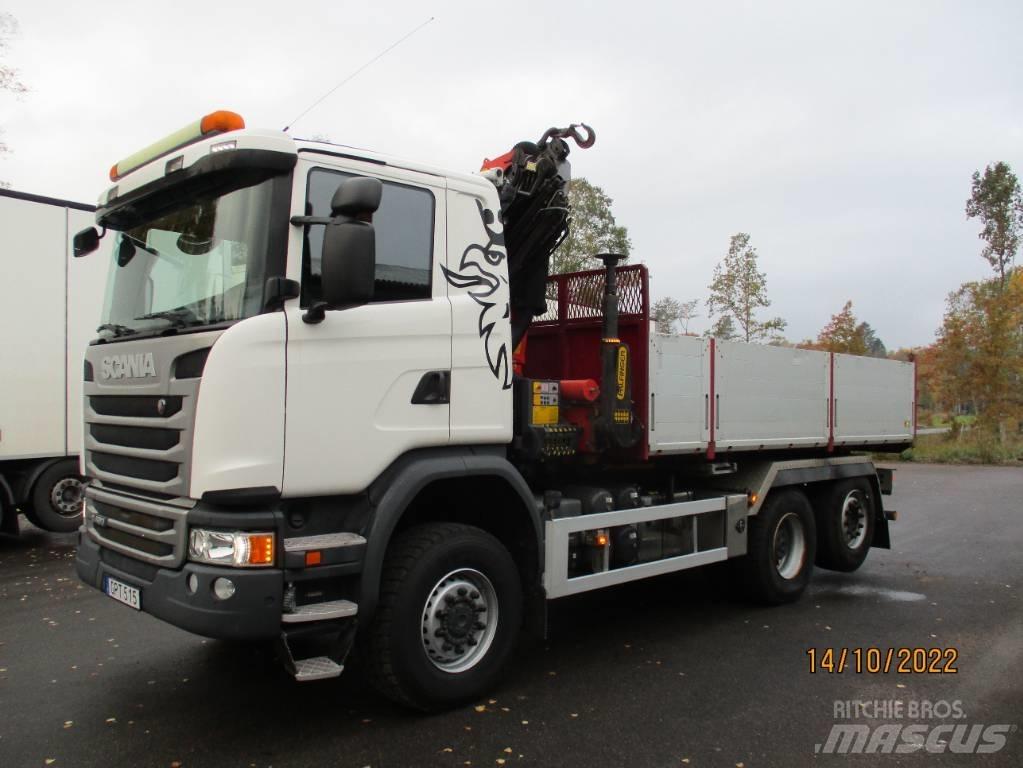 Scania G490cb6x4*4 크레인 트럭