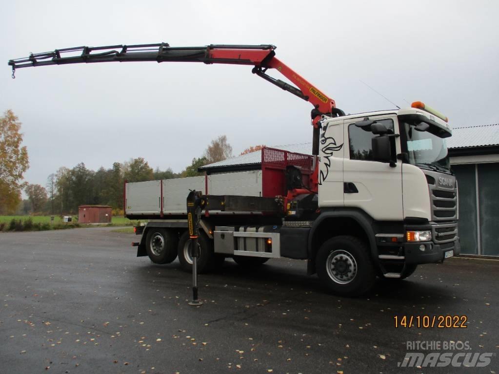 Scania G490cb6x4*4 크레인 트럭