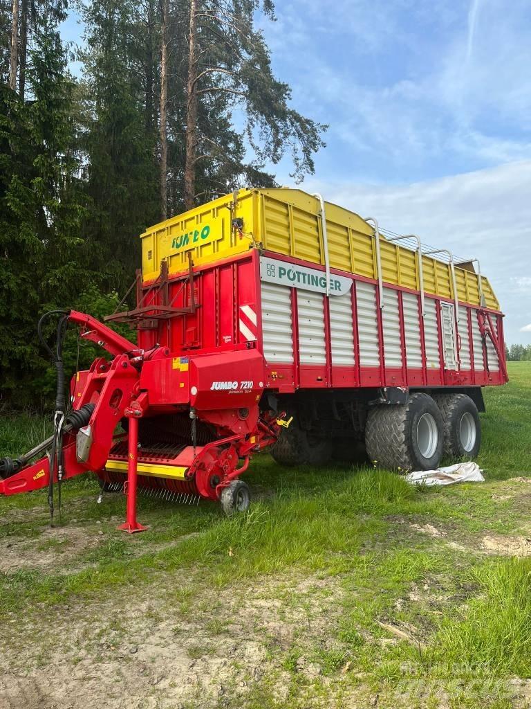 Pöttinger Jumbo 7210 자동 적재 트레일러