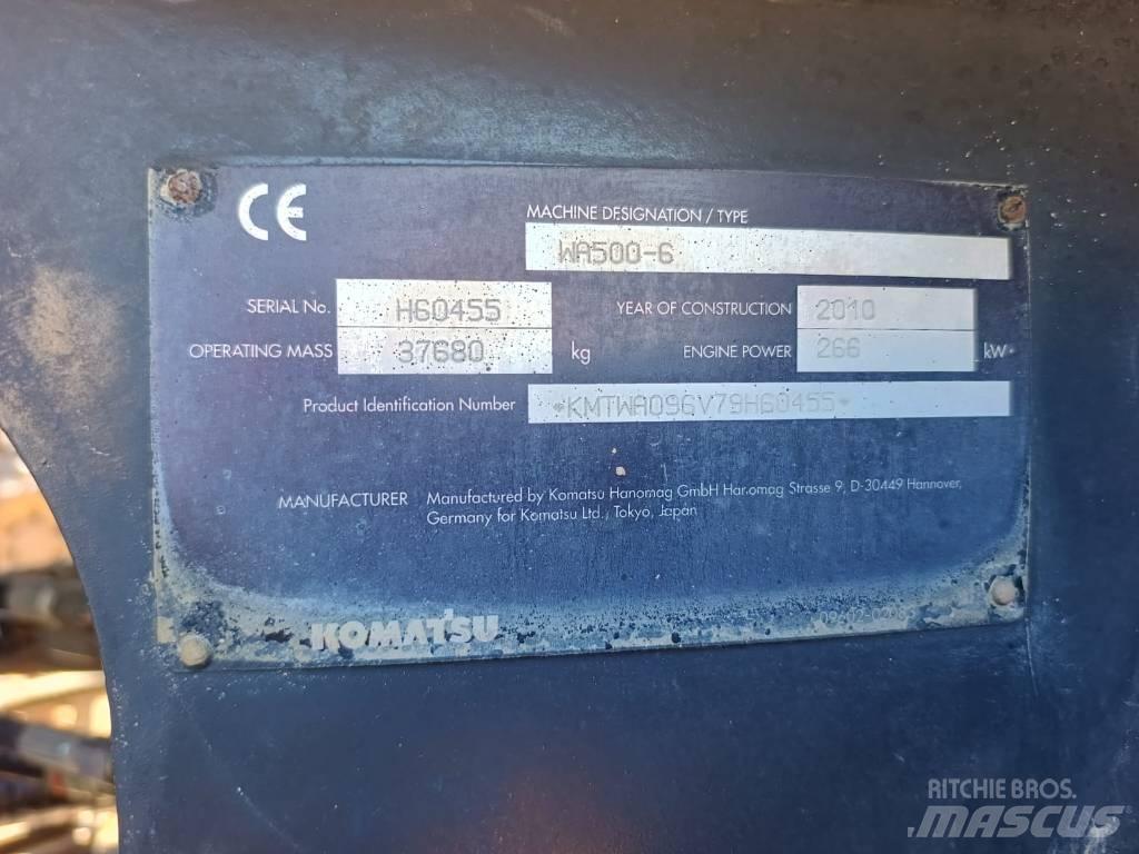 Komatsu WA500-6  휠로우더