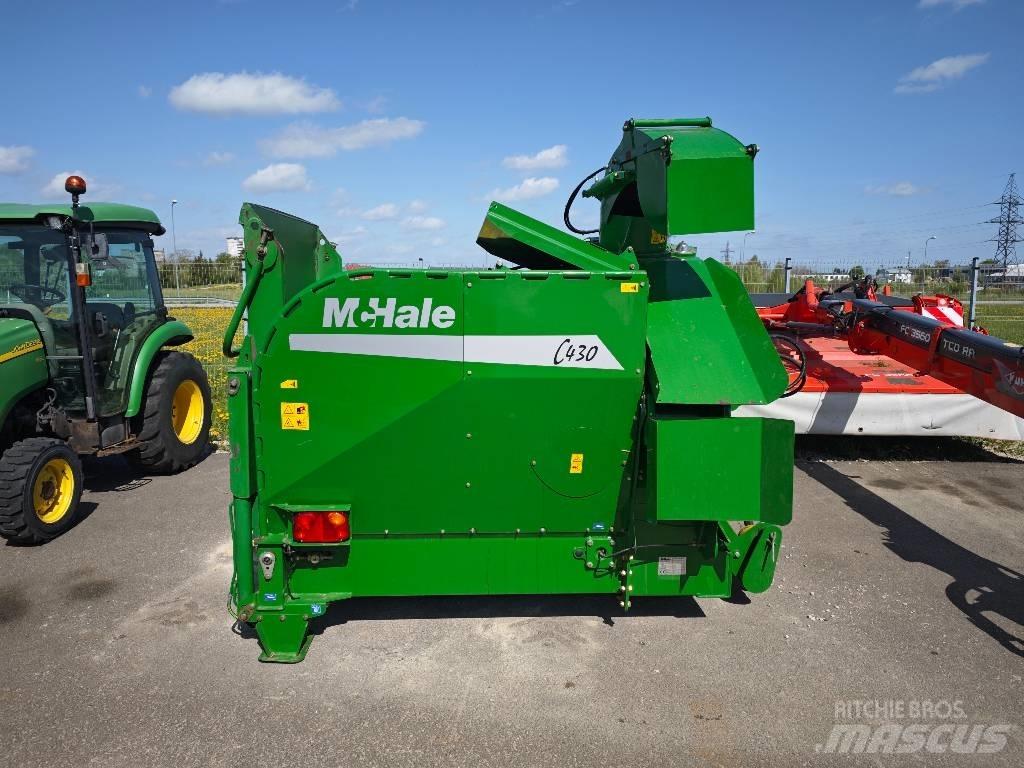 McHale C 430 베일 분쇄기, 절단기 및 언롤러