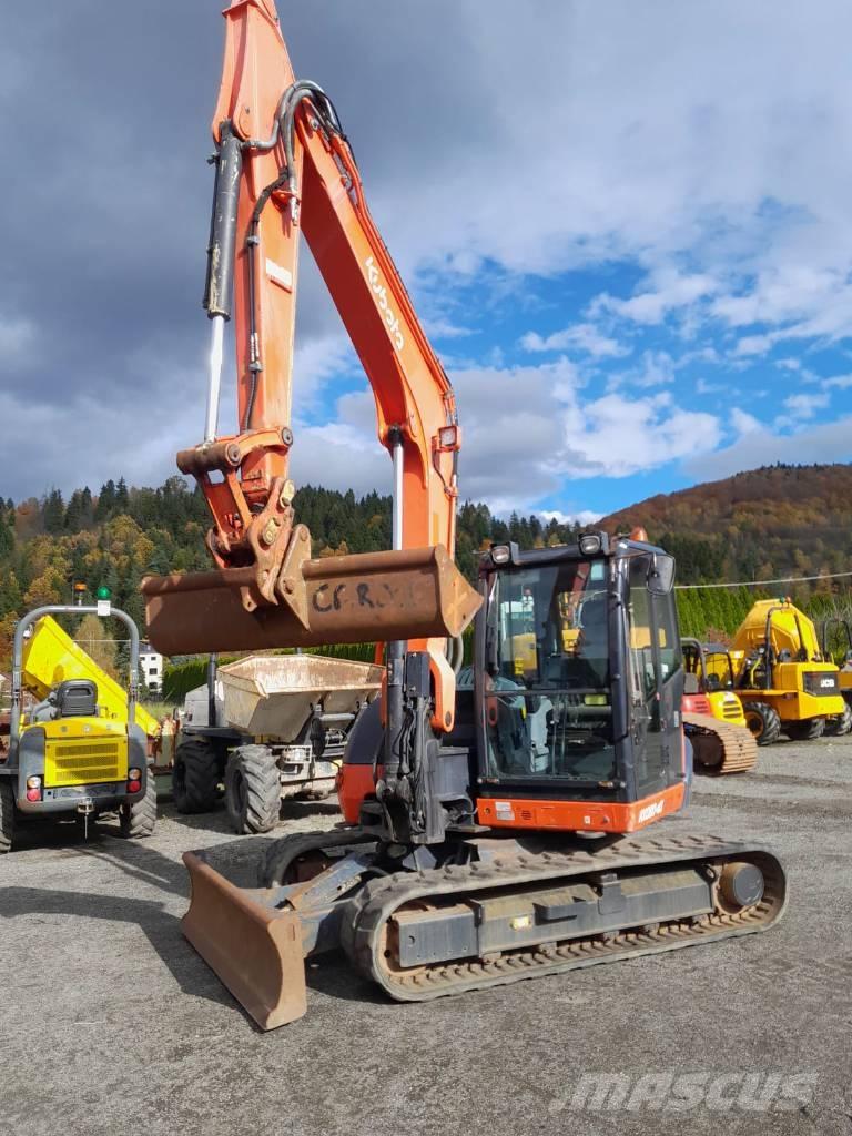 Kubota KX080 중형굴삭기 7톤-28톤