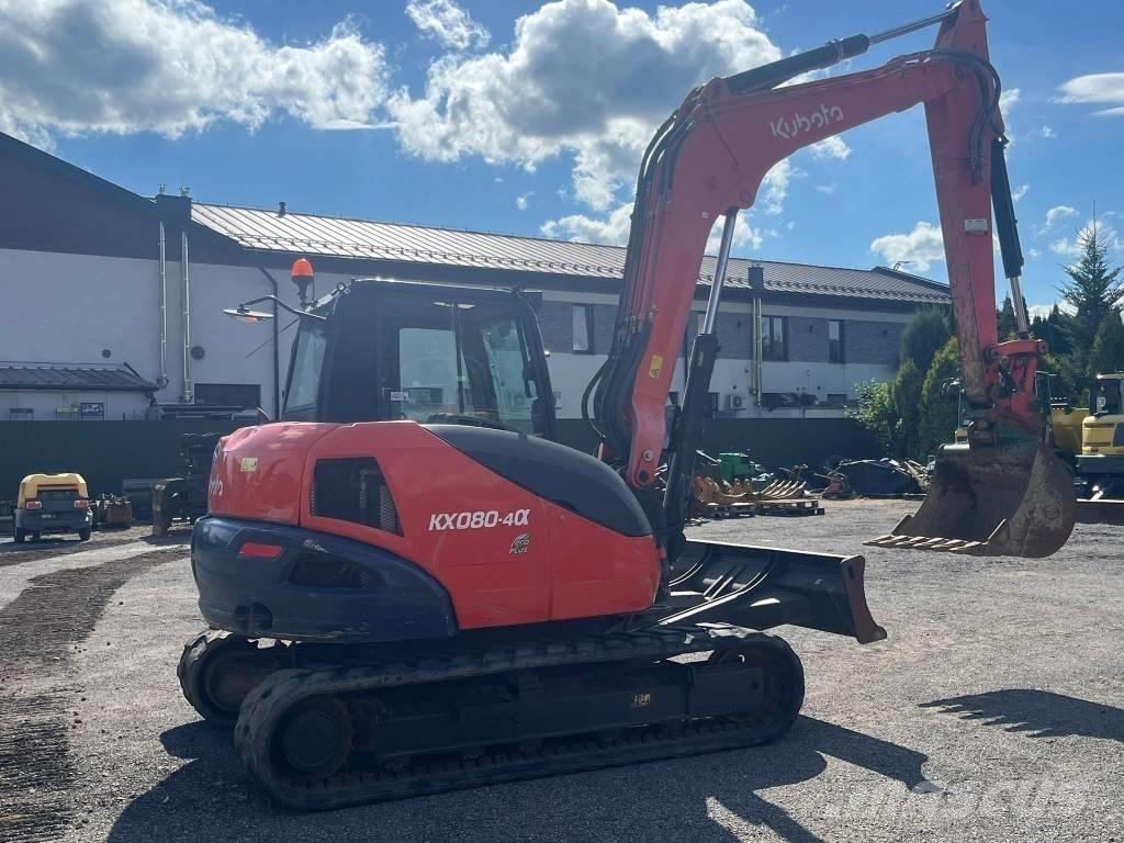 Kubota KX080 중형굴삭기 7톤-28톤