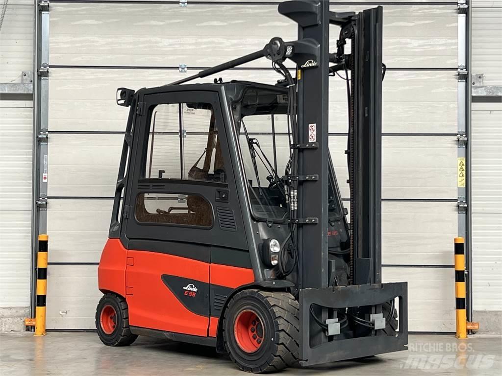 Linde E35L-01 전동 지게차