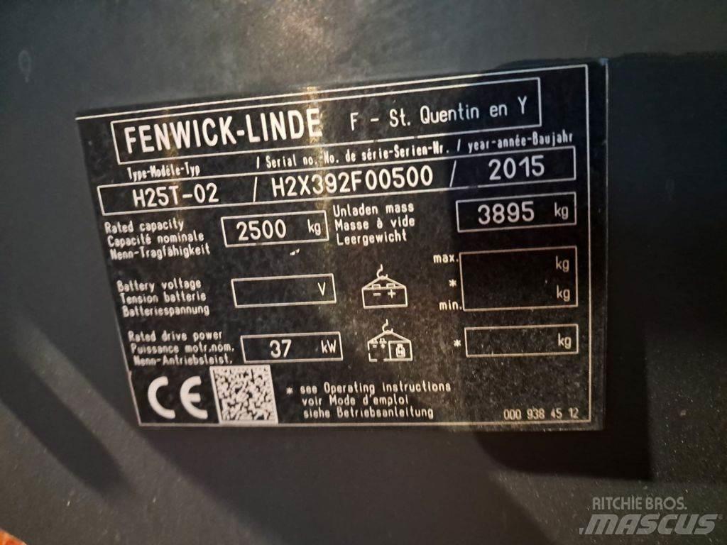 Linde H25T-02 LPG 지게차