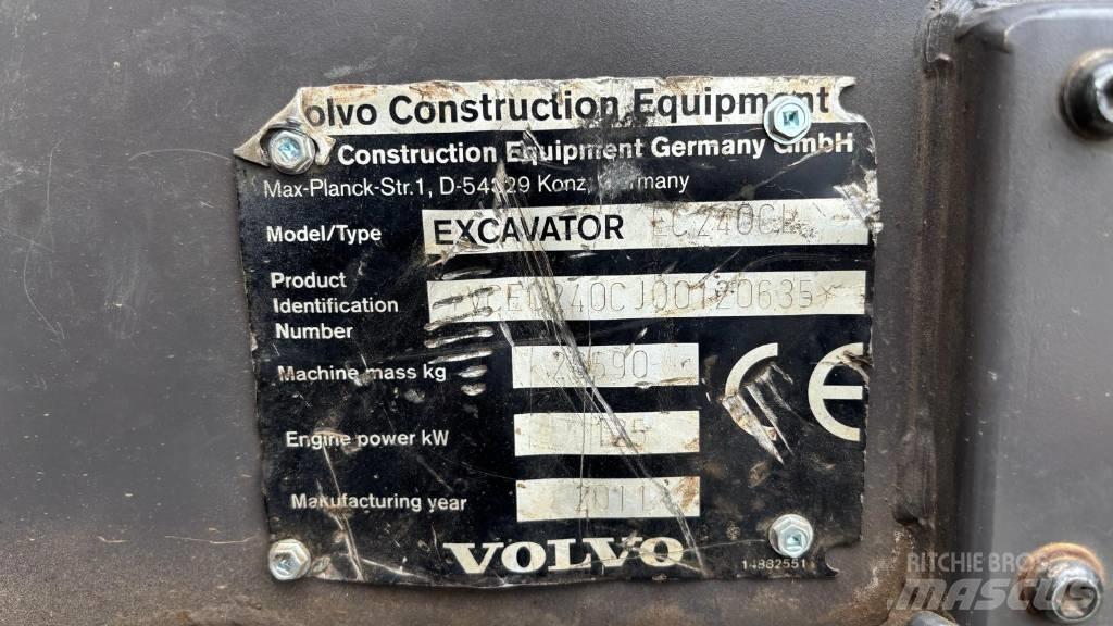 Volvo EC 240 C L 대형 굴삭기 29톤 이상