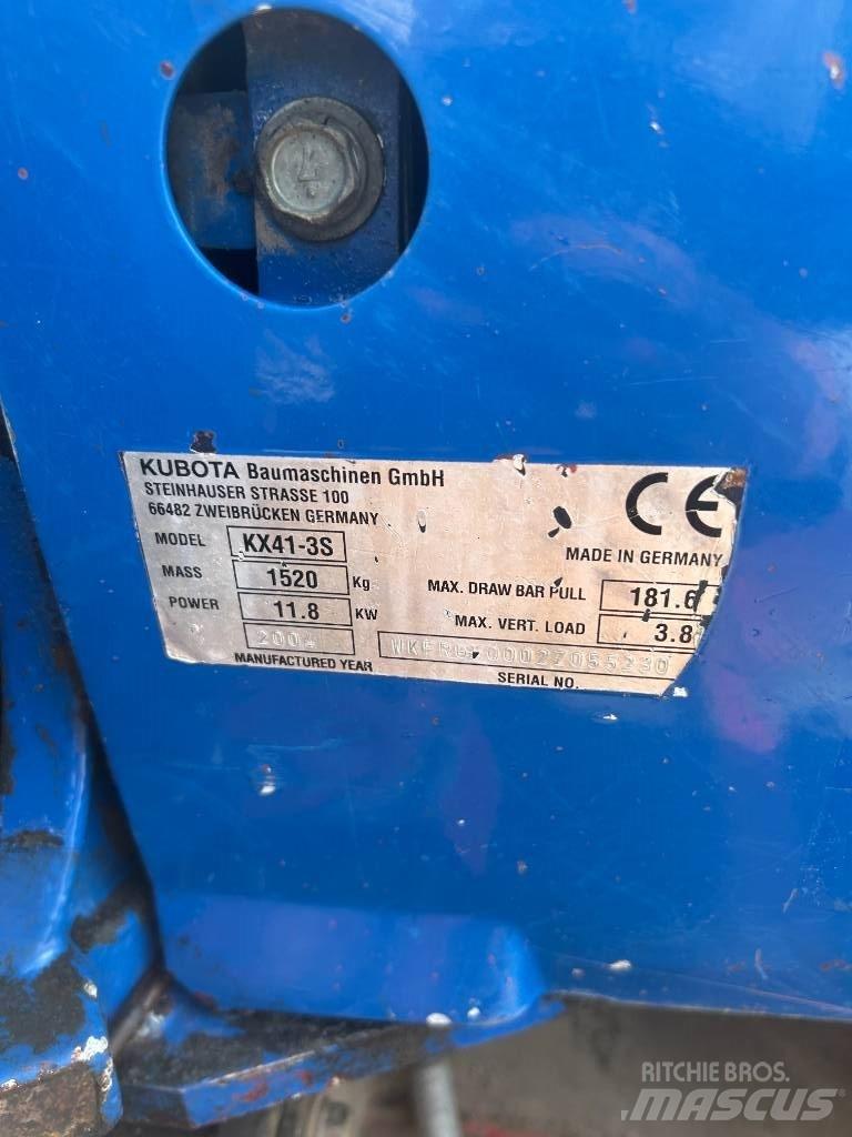 Kubota KX 41-3 S 소형 굴삭기 7톤 미만