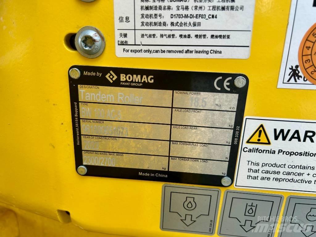 Bomag BW 100 AC-5 트윈 드럼 롤러