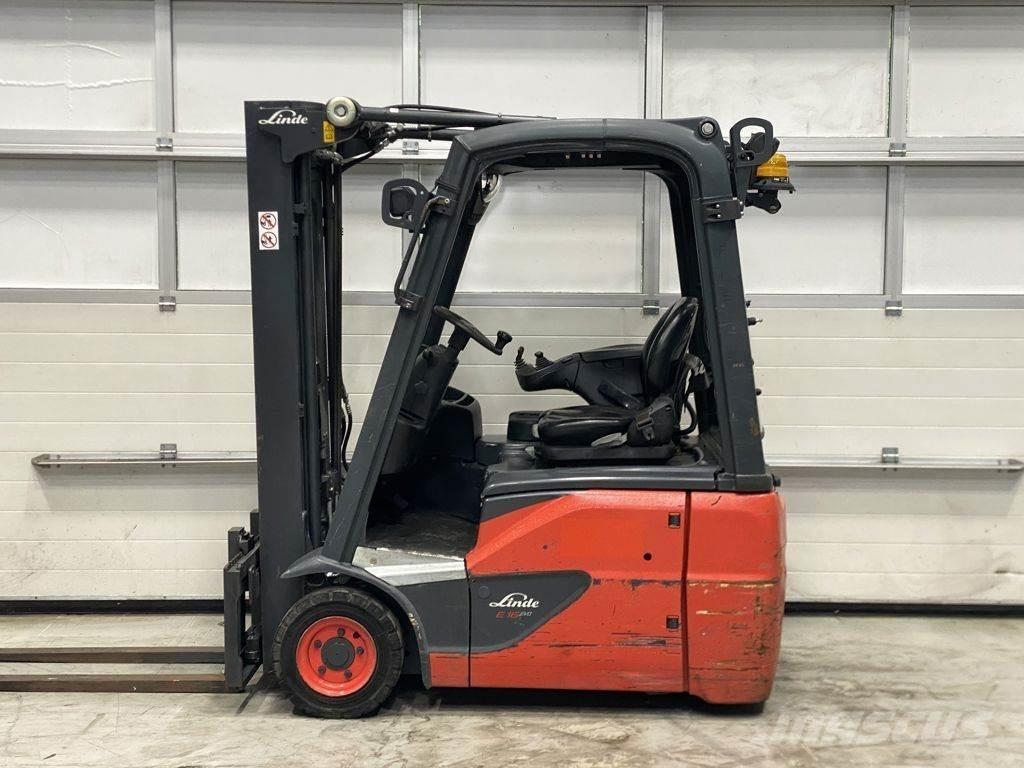 Linde E16C-02 전동 지게차