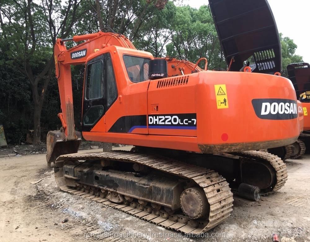 Doosan dh220lc-7 대형 굴삭기 29톤 이상