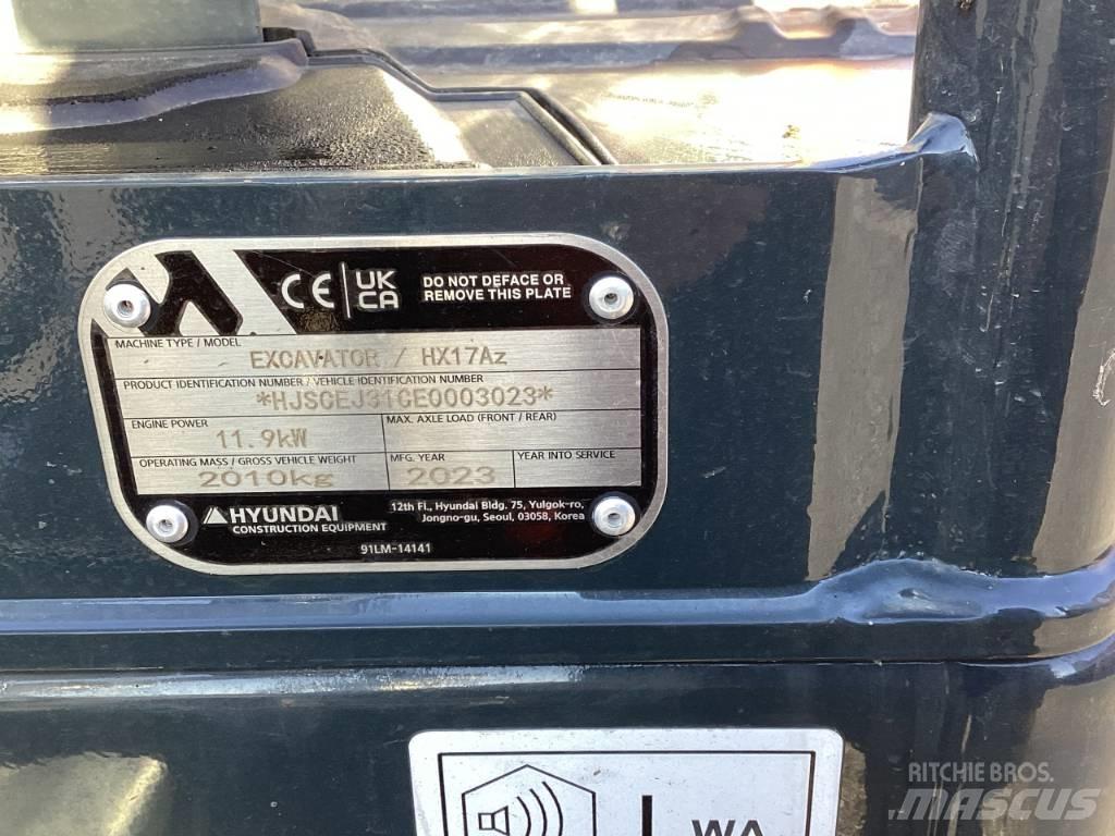 Hyundai HX17Az 소형 굴삭기 7톤 미만