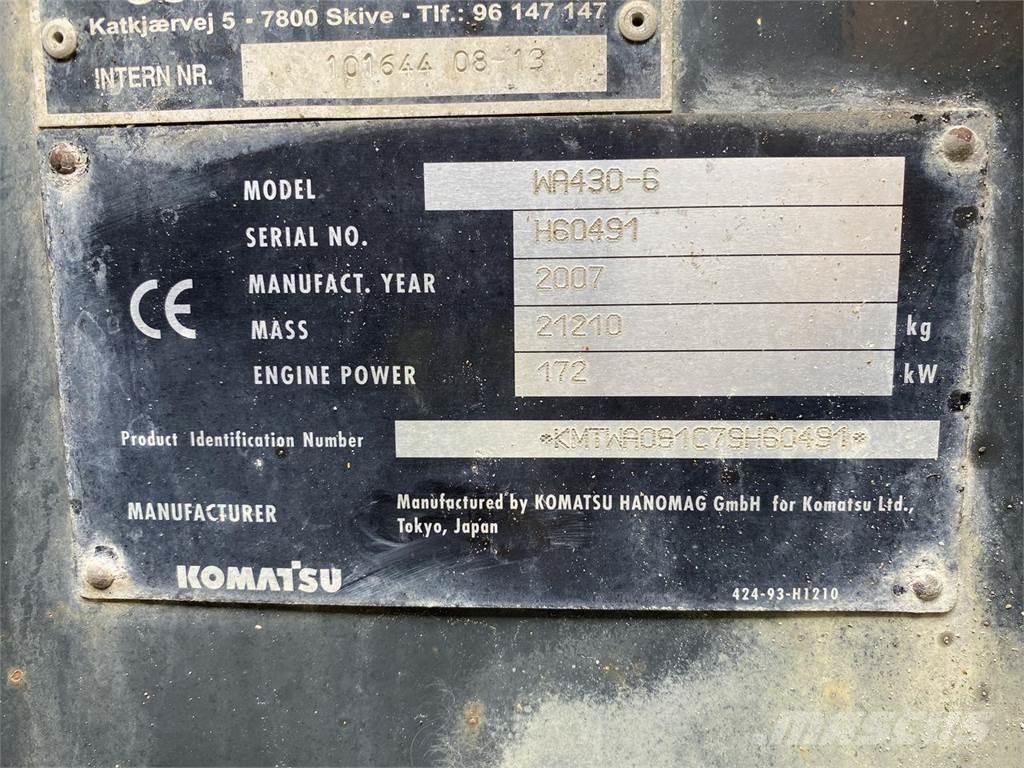 Komatsu WA430-6  휠로우더