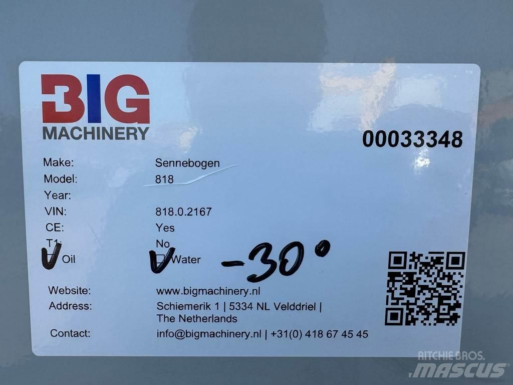 Sennebogen 818E  휠 굴삭기