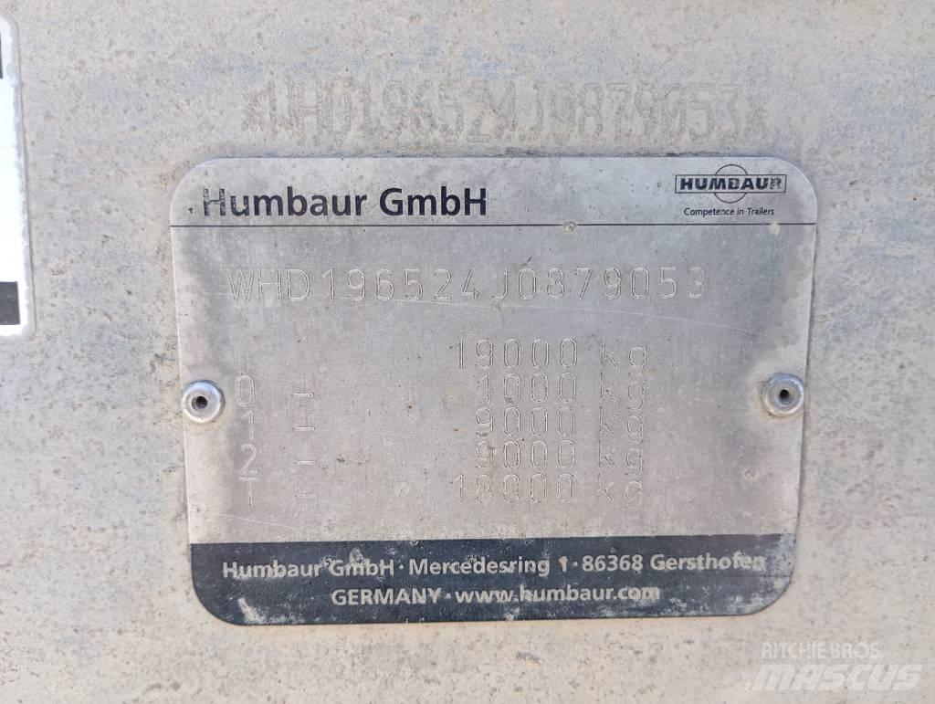 Humbaur WHD 196524 박스 바디 트레일러