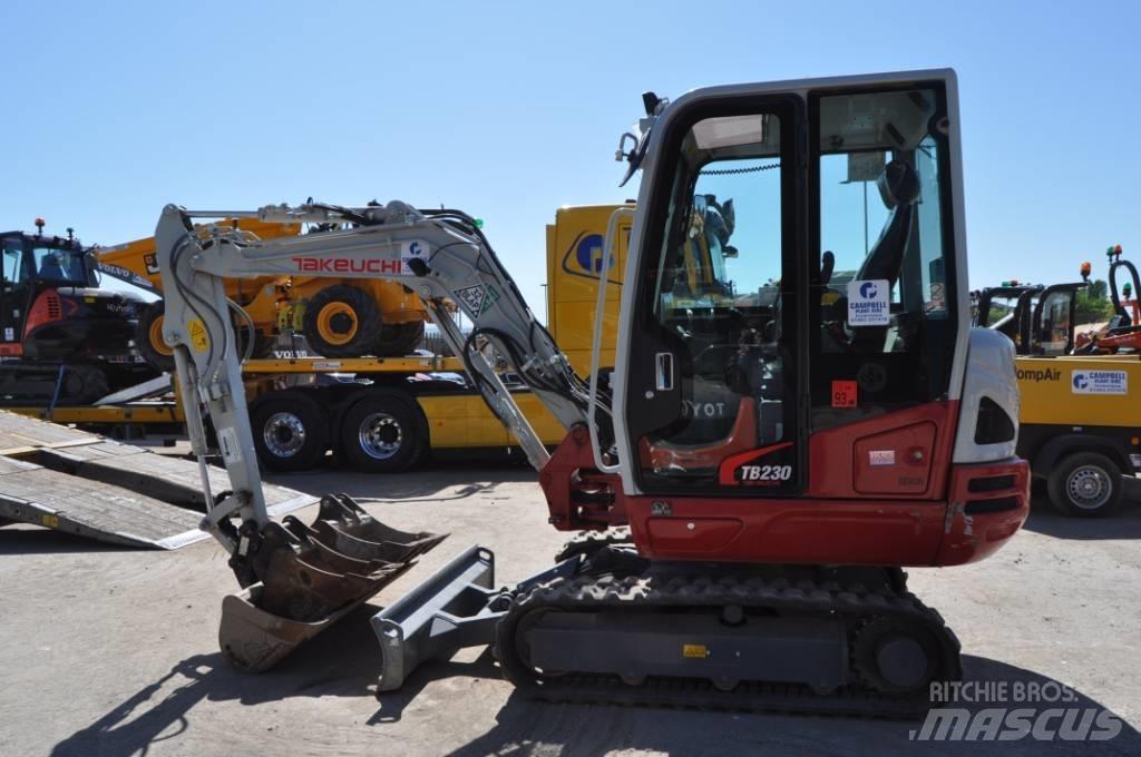 Takeuchi TB 230 소형 굴삭기 7톤 미만