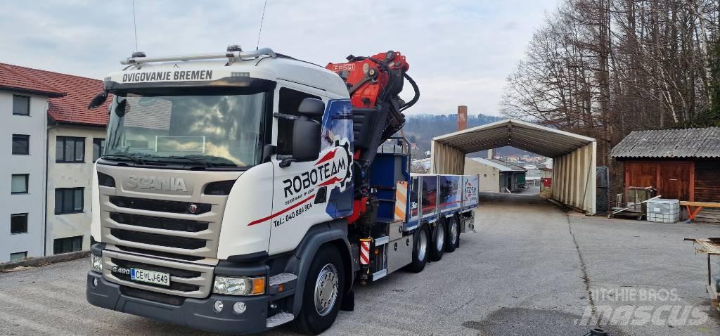 Scania G 490 크레인 트럭
