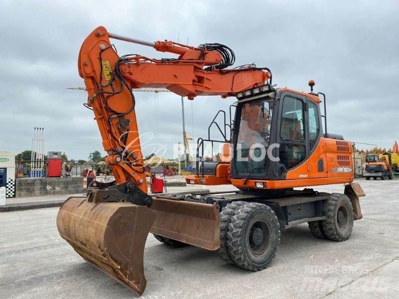 Doosan DX160W  휠 굴삭기