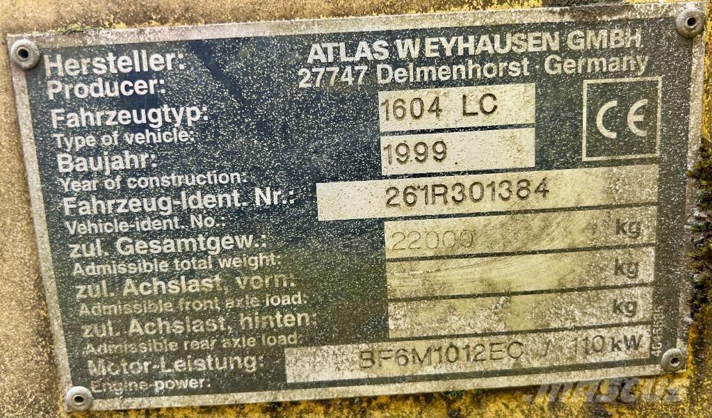 Atlas 1604 LC 대형 굴삭기 29톤 이상