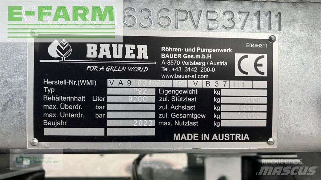 Bauer p 92 기타 시비 기계 및 부속품