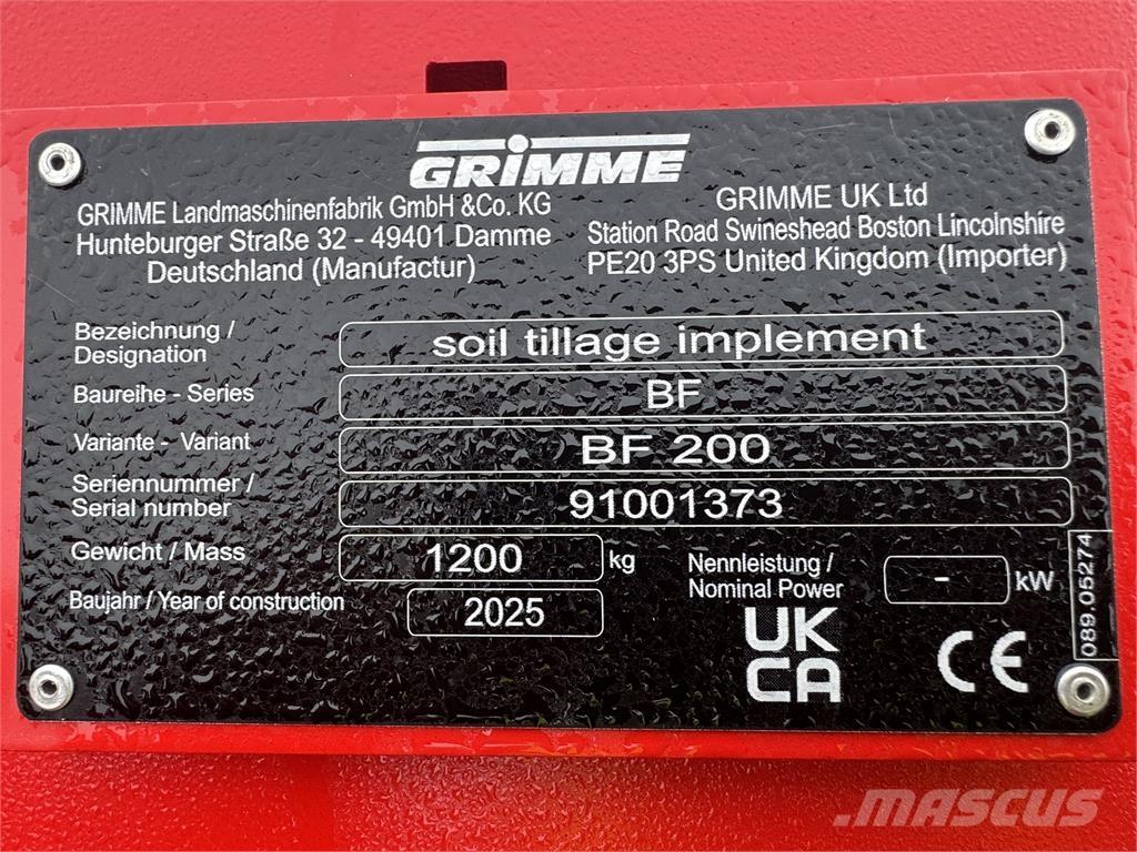 Grimme BFL200 농기계 - 기타