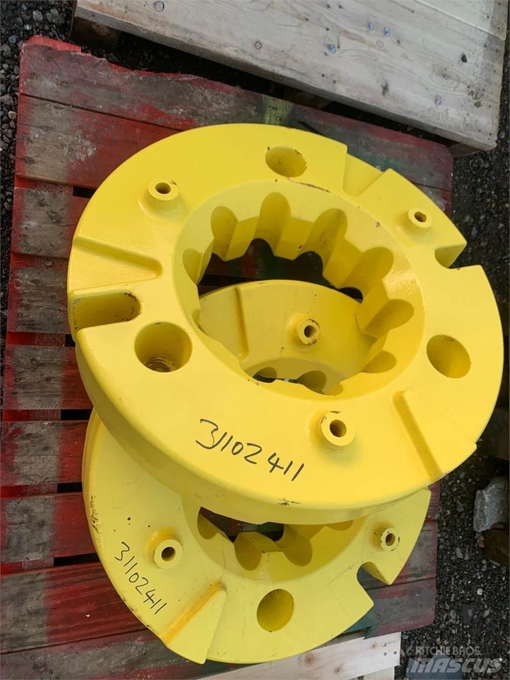 John Deere 600KG 타이어, 휠 및 림