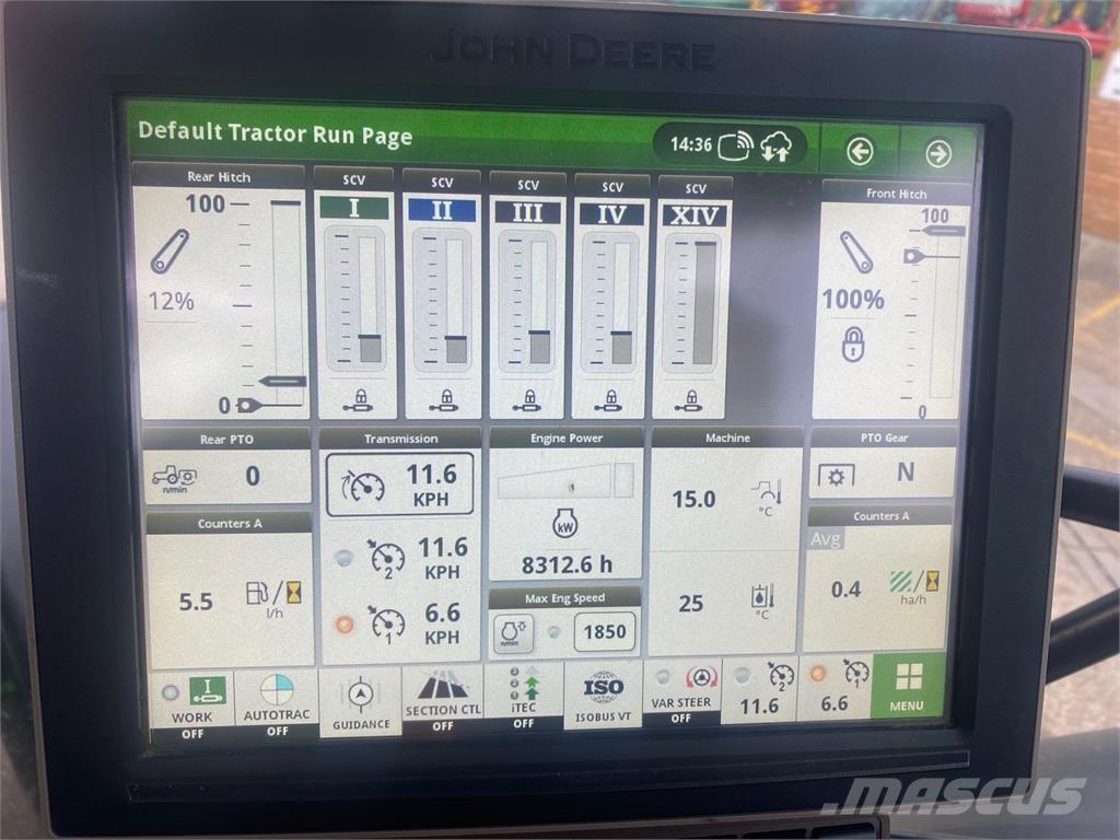 John Deere 6250R 트랙터