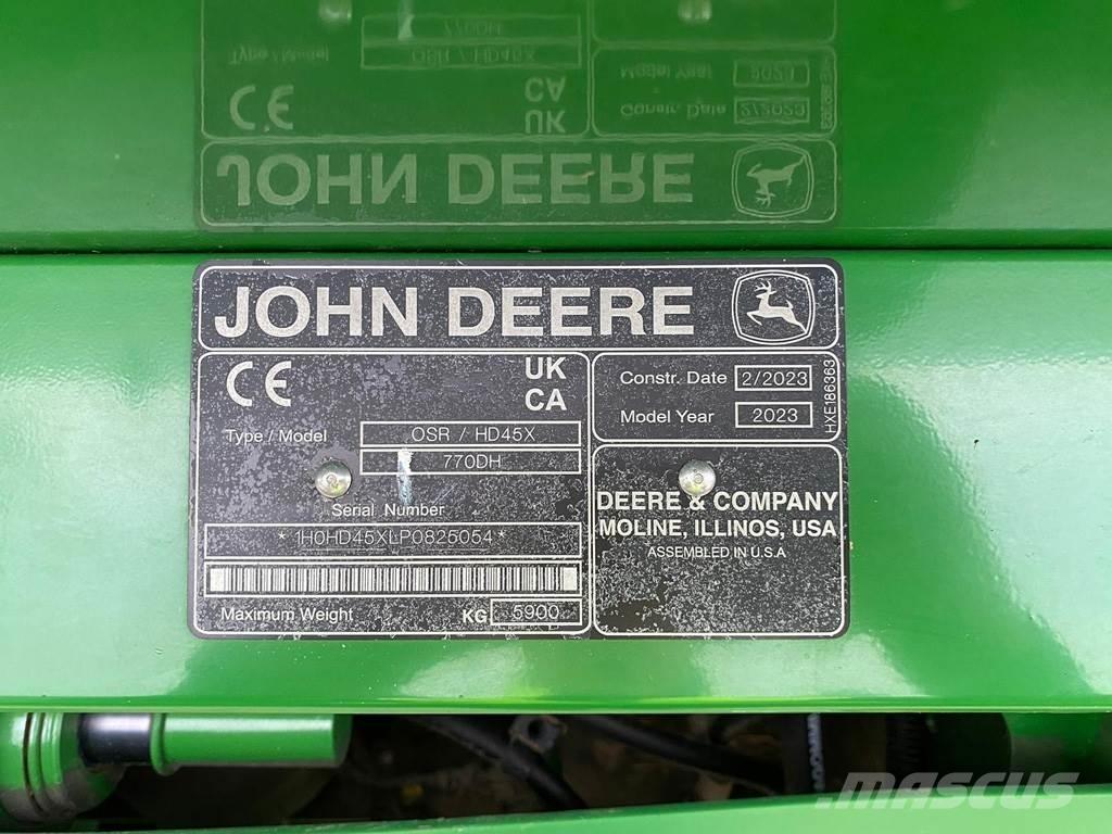 John Deere HDX45 콤바인 수확기