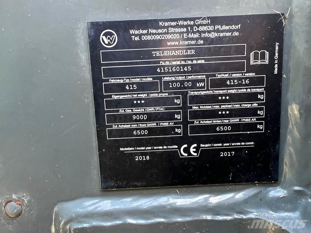Kramer KT357 농업용 텔레 핸들러